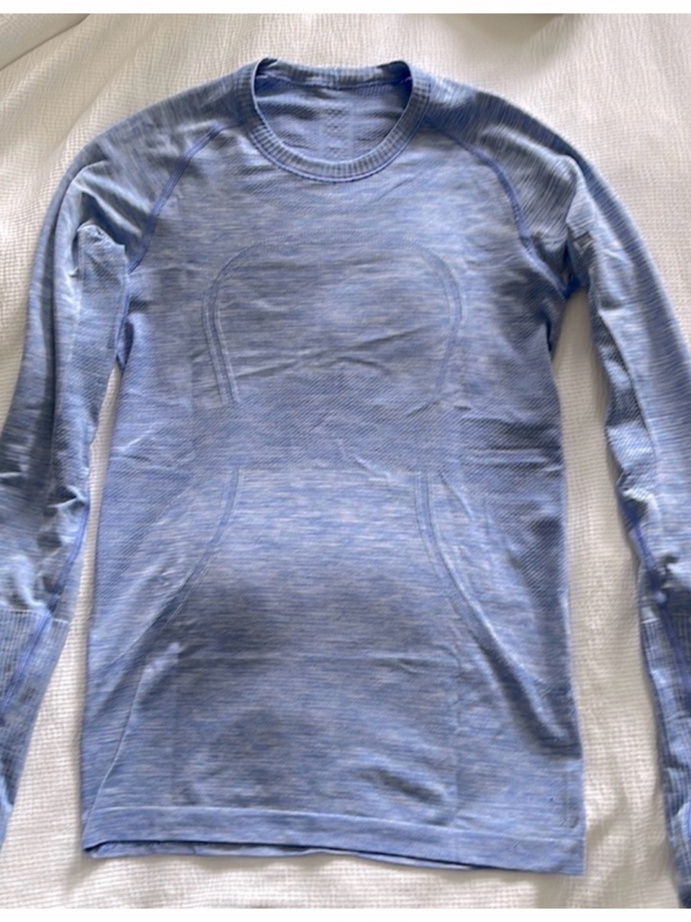 Lululemon  Swiftly Tech Long Sleeve Thumbhole Top Blue Size Small